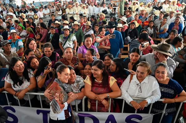 Sheinbaum, afirma que los Programas para el Bienestar, son sello de la Cuarta Transformación y ejemplo para el mundo.