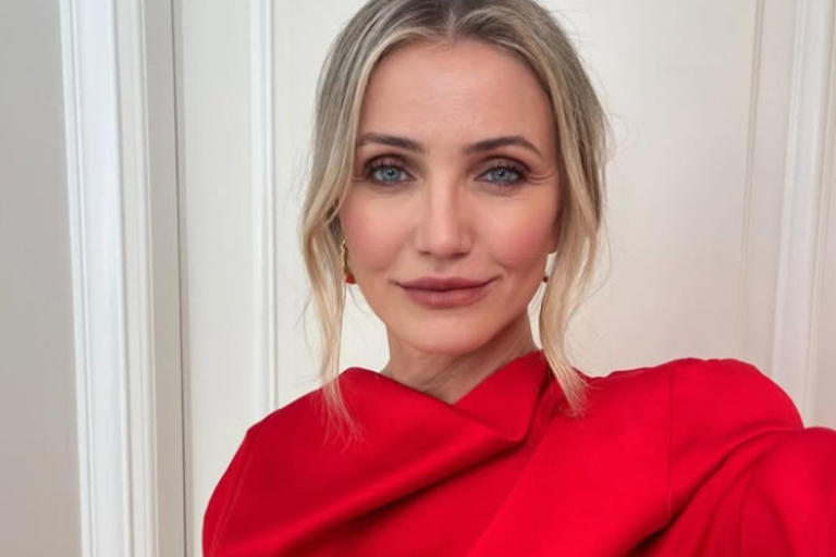 Cameron Díaz en la París Fashion Week.