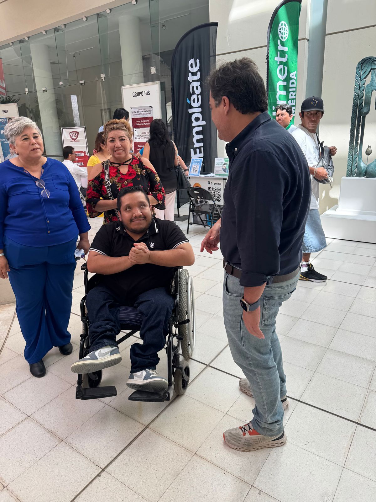 Exitosa feria incluyente del empleo en Mérida: 400 vacantes con sueldos de hasta $20,000 mensuales