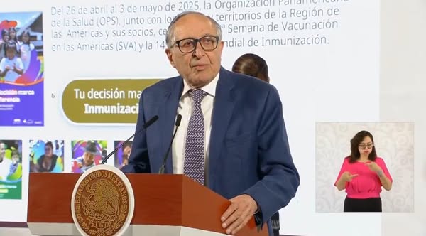 Anuncian Primera Semana de Vacunación 2025: del 26 de abril al 3 de mayo