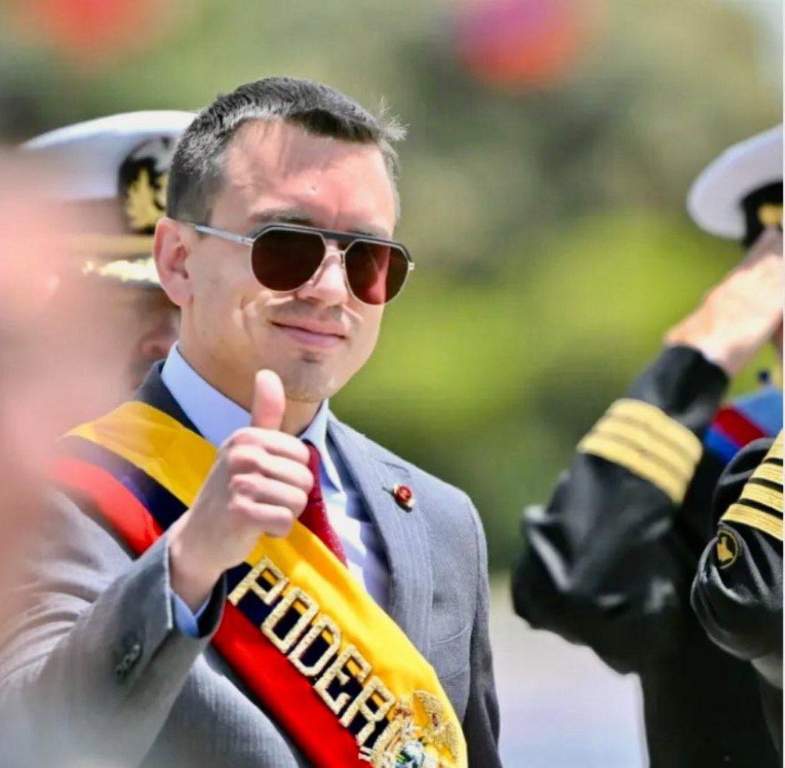 Daniel Noboa es reelegido presidente de Ecuador