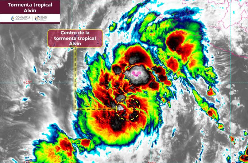 Alvin se ha formado como tormenta tropical