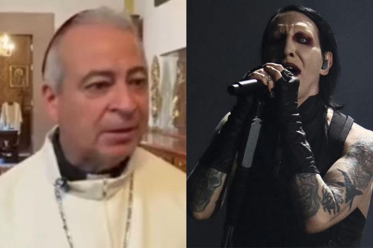 Arzobispo pide cancelar show de Marilyn Manson