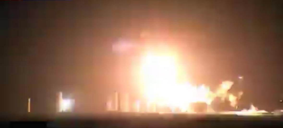 Cohete de SpaceX colapsa durante unas pruebas