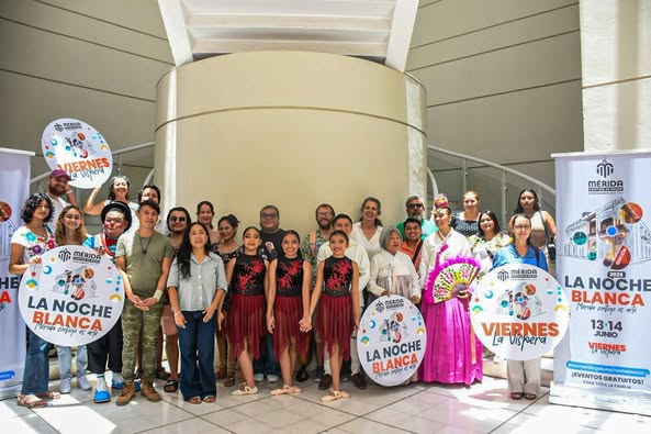 La Víspera y La Noche Blanca 2025 llegan a más colonias y comisarías de Mérida.