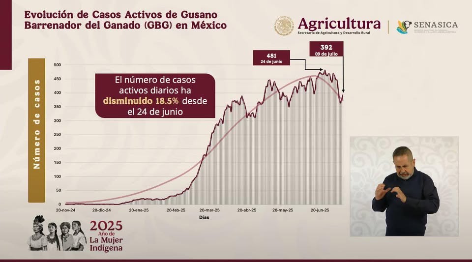 Avances en el Control del Gusano Barrenador del Ganado en México.