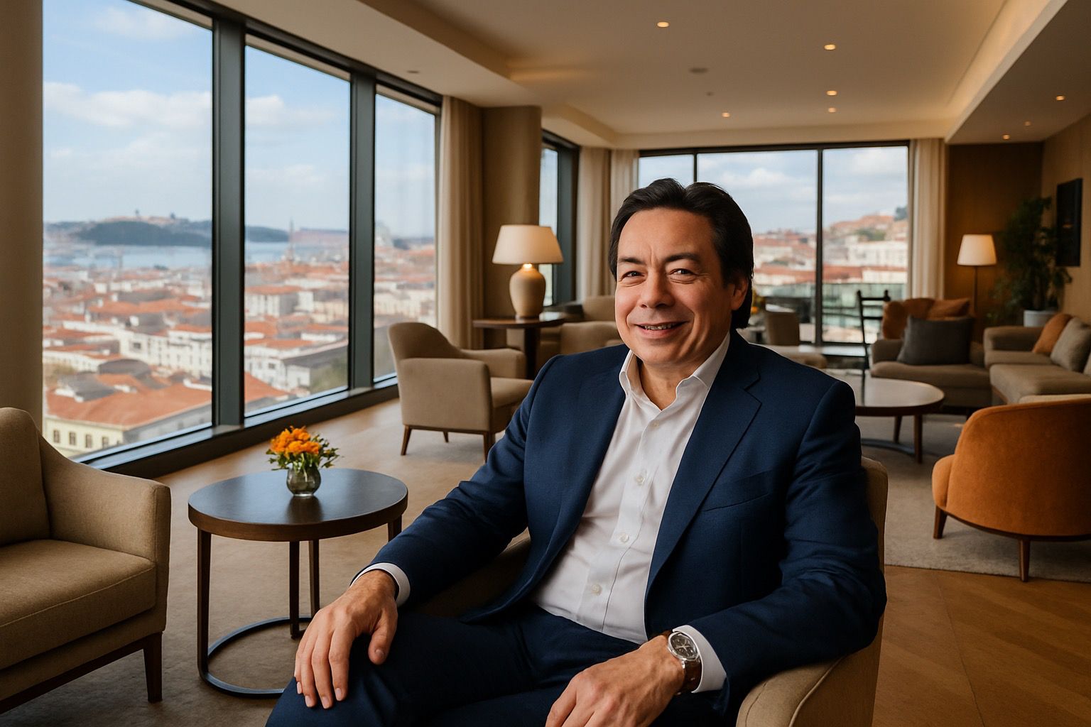 Mario Delgado confirmó su viaje y afirmó que fue realizado con sus propios recursos económicos.