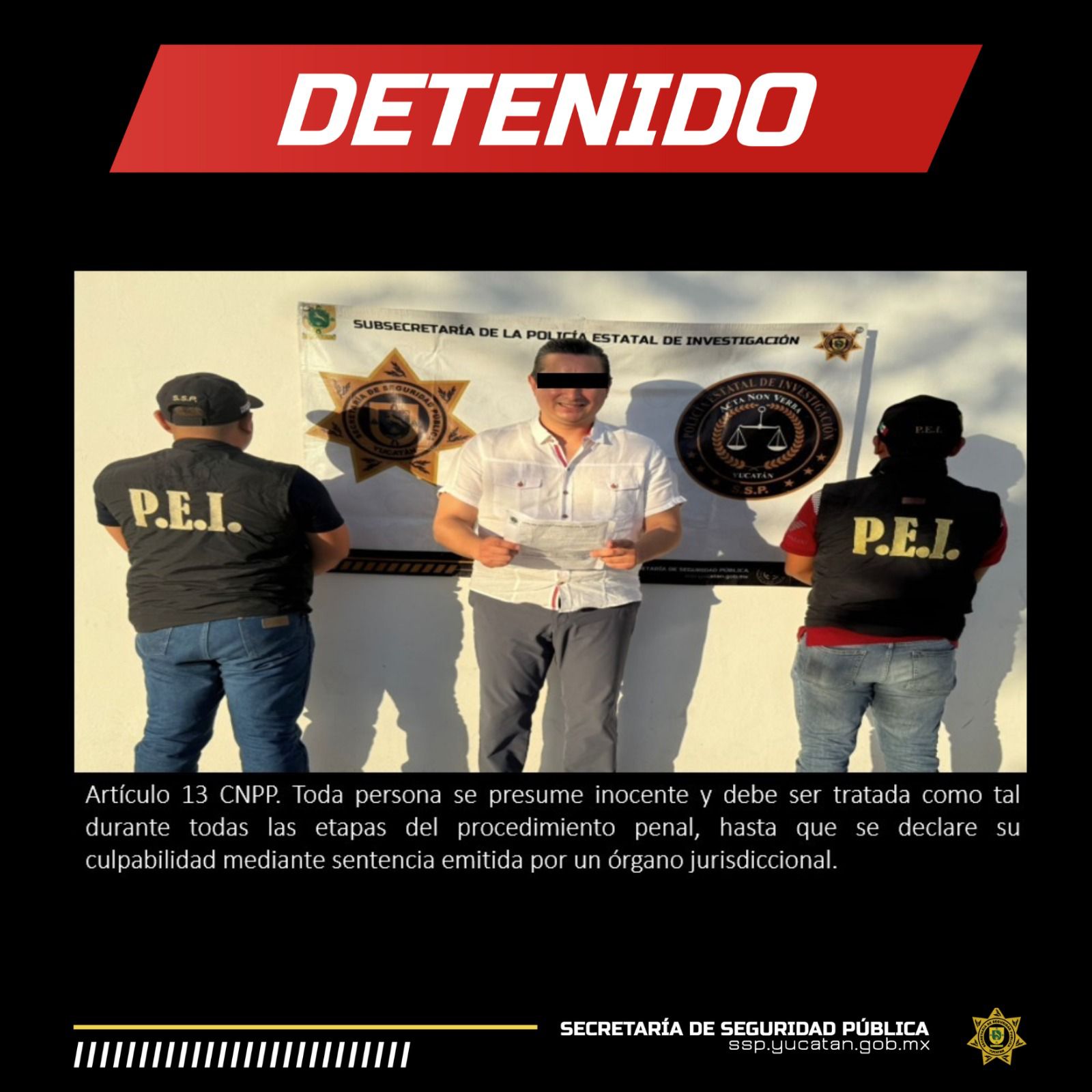 Detención por presunto fraude en Mérida.