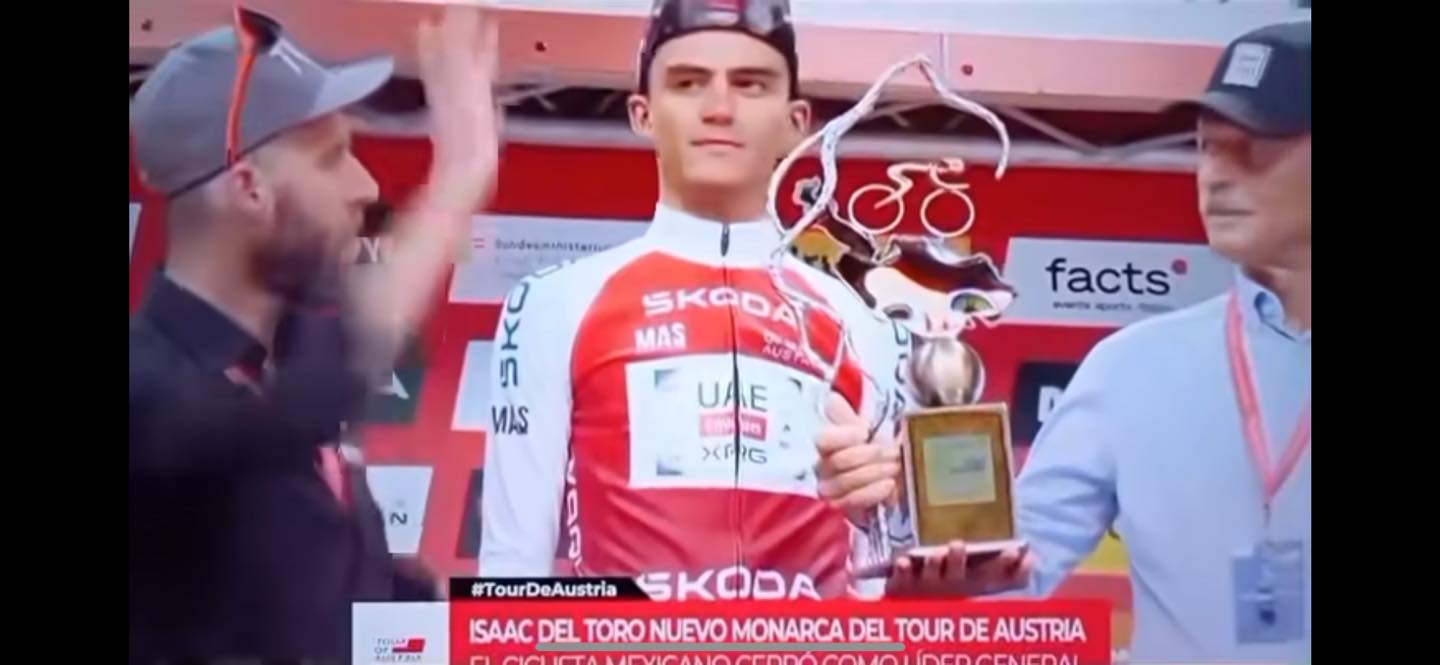 Isaac del Toro es campeón absoluto del Tour de Austria