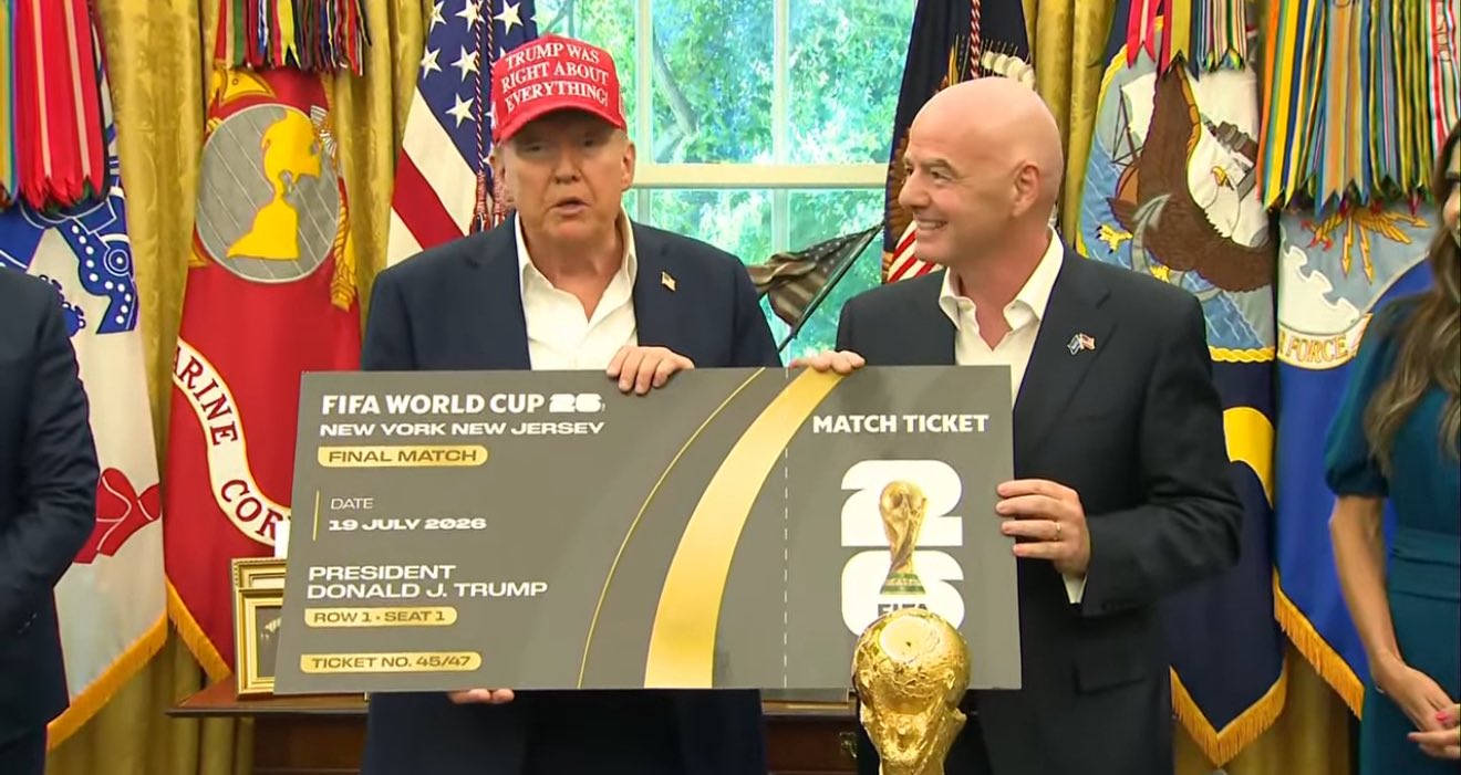 Donald Trump confirma que el sorteo del Mundial 2026 será en Washington D.C.