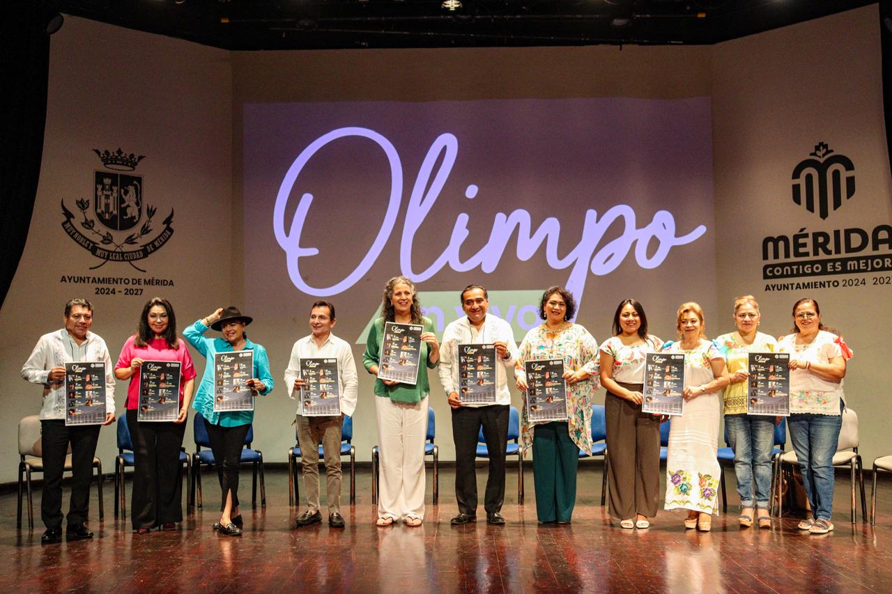 Ayuntamiento de Mérida lanza el programa cultural “Olimpo en vivo”