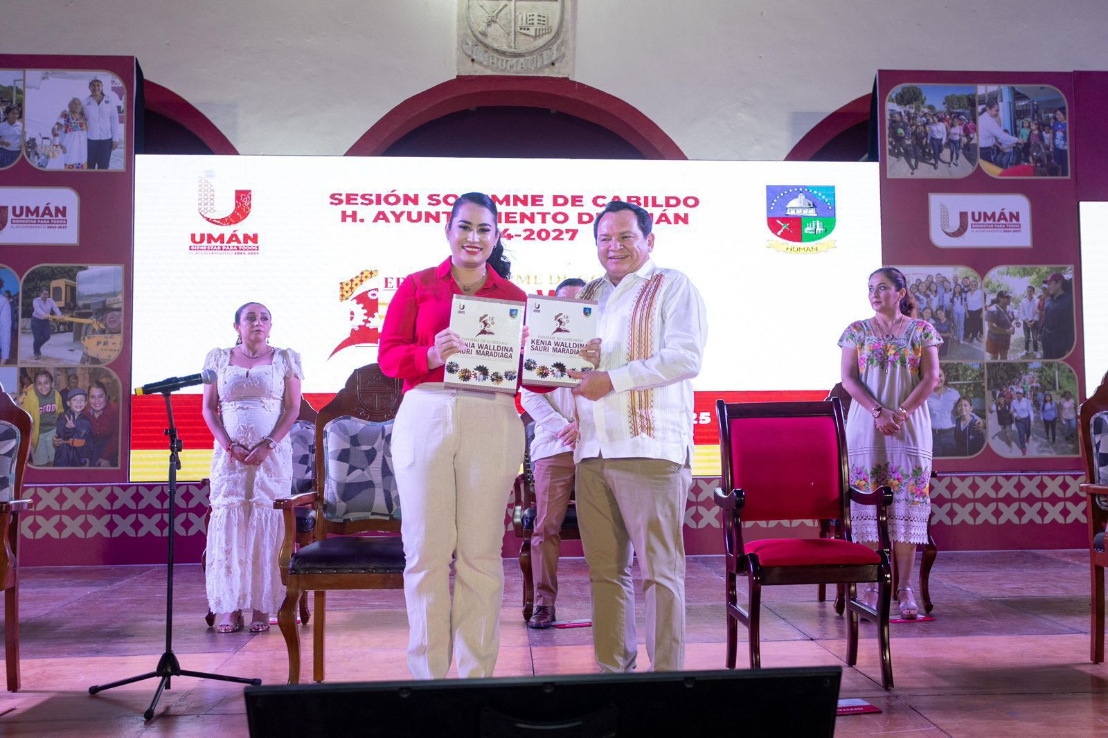 Bienestar para Todos: Kenia Walldina Sauri Presenta su Primer Informe de Gobierno en Umán