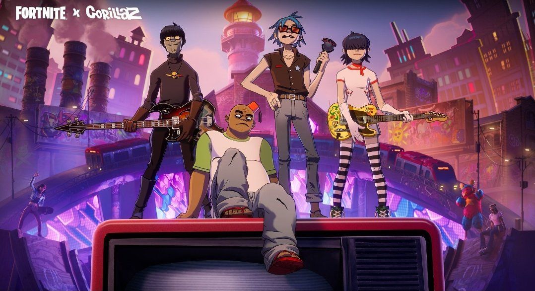 Fortnite y Gorillaz: Una colaboración que une música, gaming y cultura pop