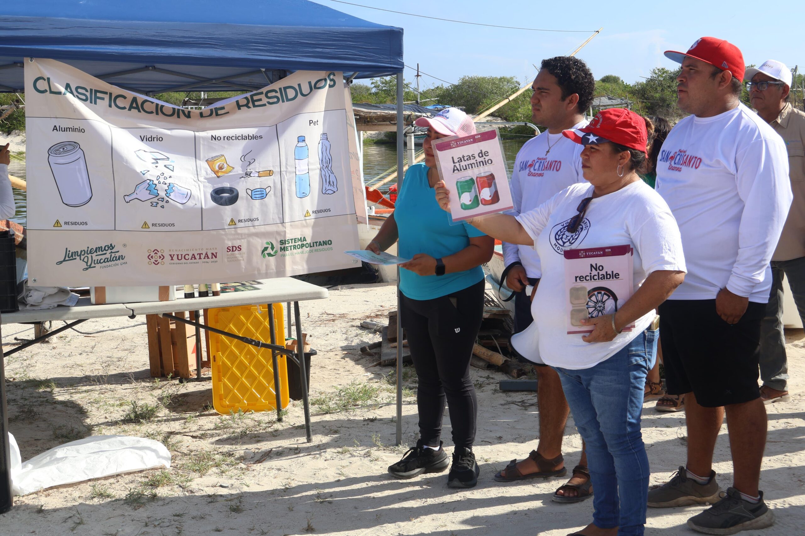 Impulsan limpieza y conservación del puerto de abrigo San Crisanto-Chabihau