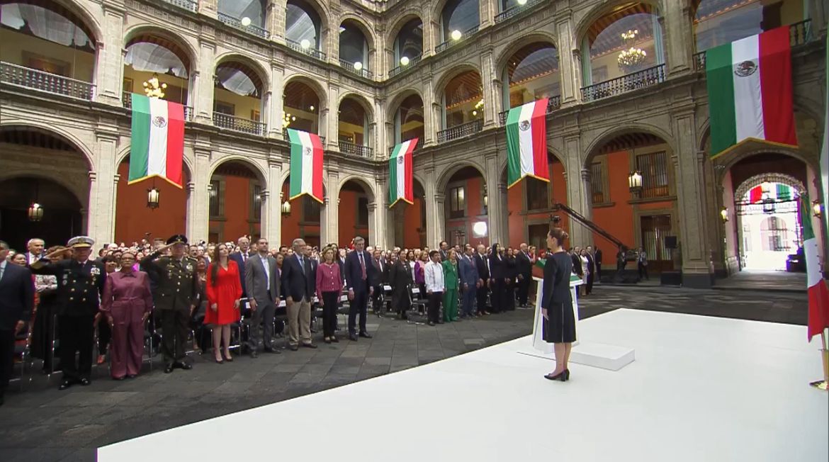 La presidenta Claudia Sheinbaum presentó su primer informe de gobierno