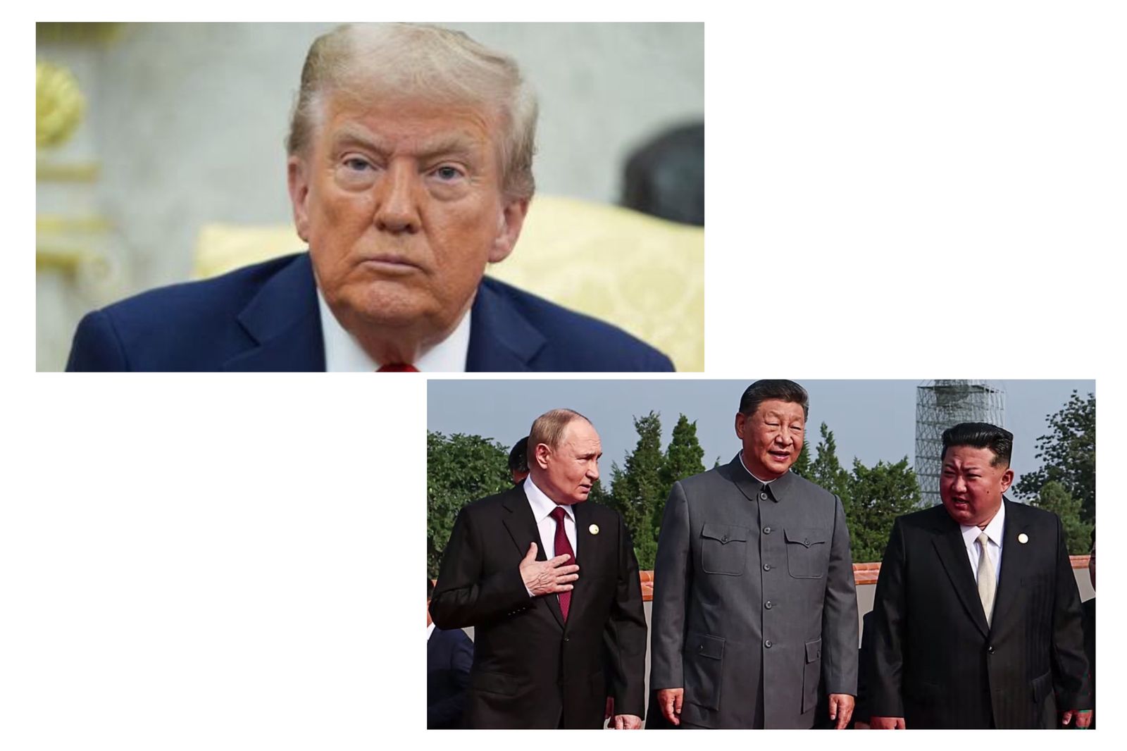 Trump acusa a Xi Jinping, Rusia y Corea del Norte de conspirar contra Estados Unidos