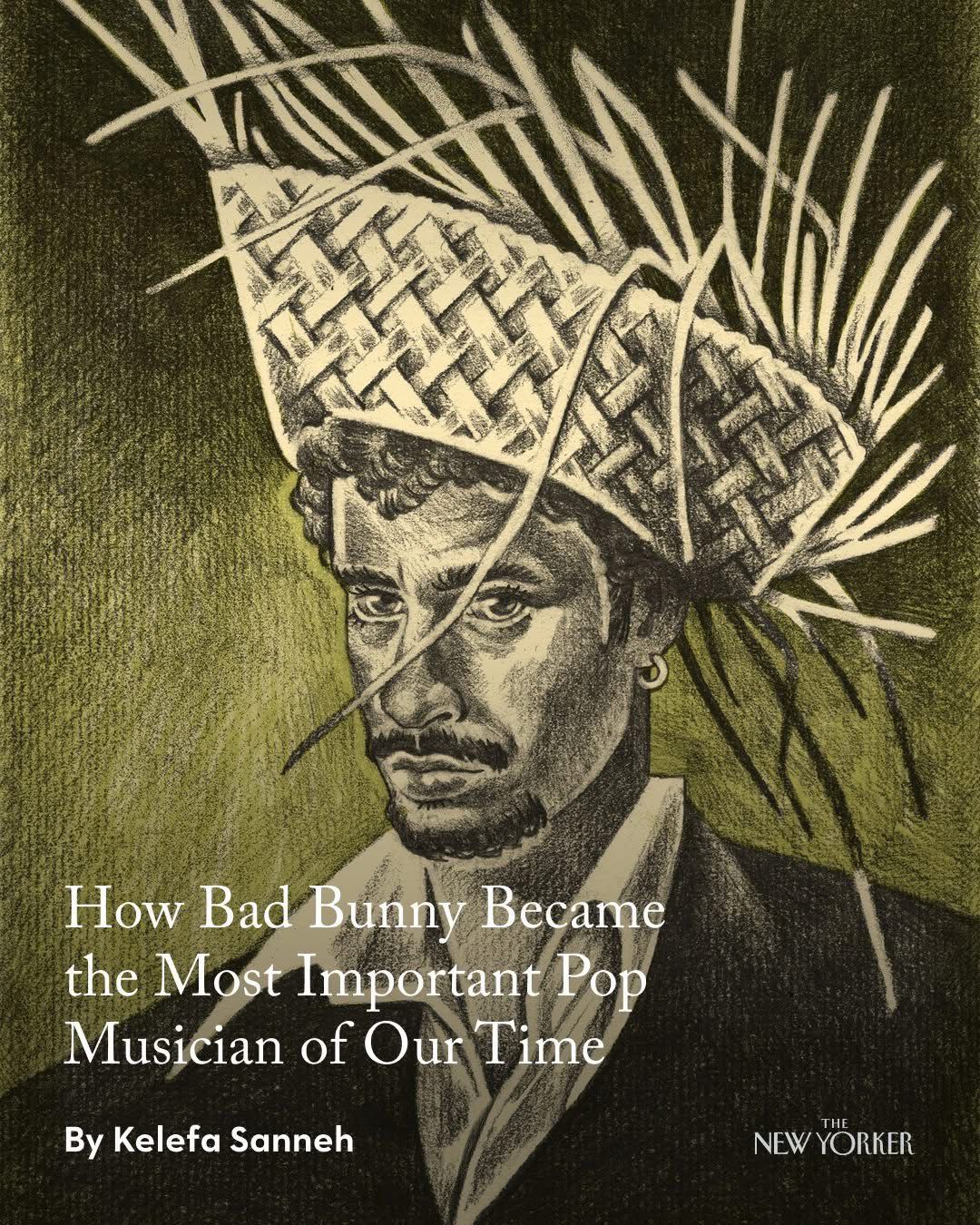 Bad Bunny, el músico pop más importante de nuestro tiempo, protagoniza la portada de The New Yorker