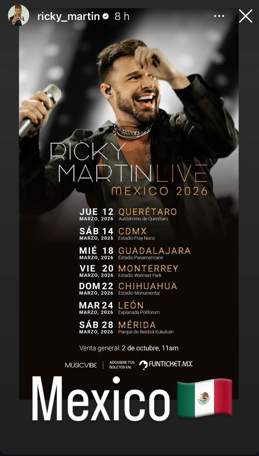 Ricky Martin en México