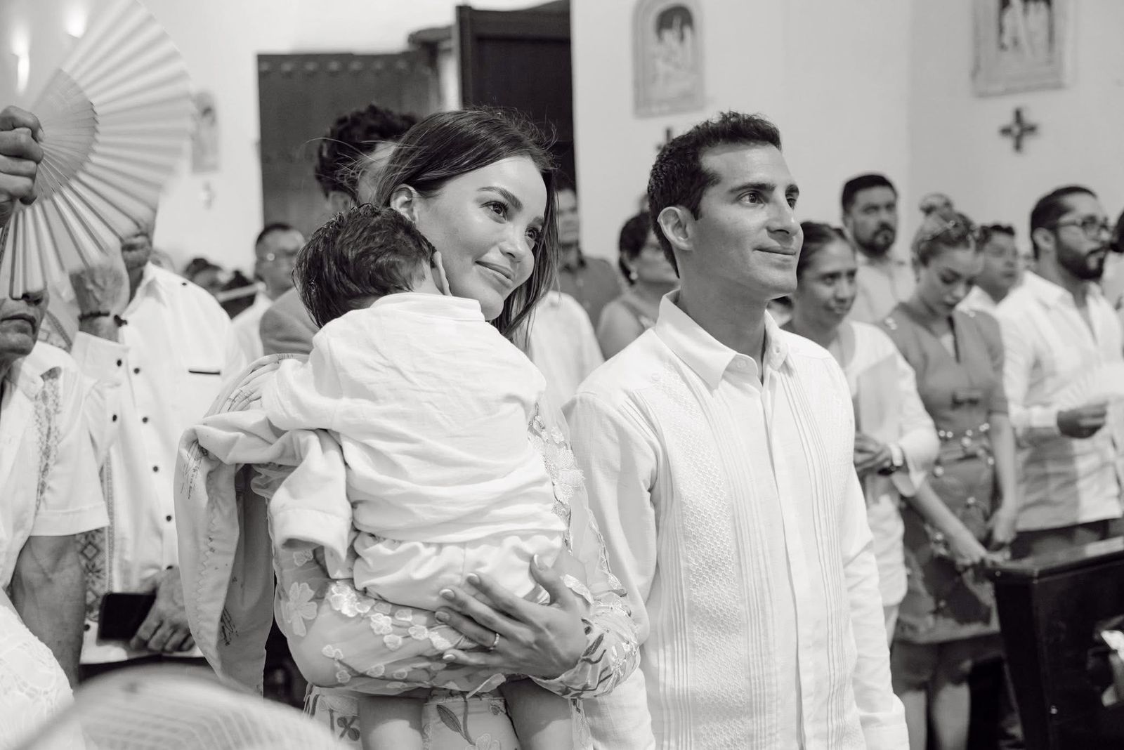 Rommel Pacheco bautizó a su hijo