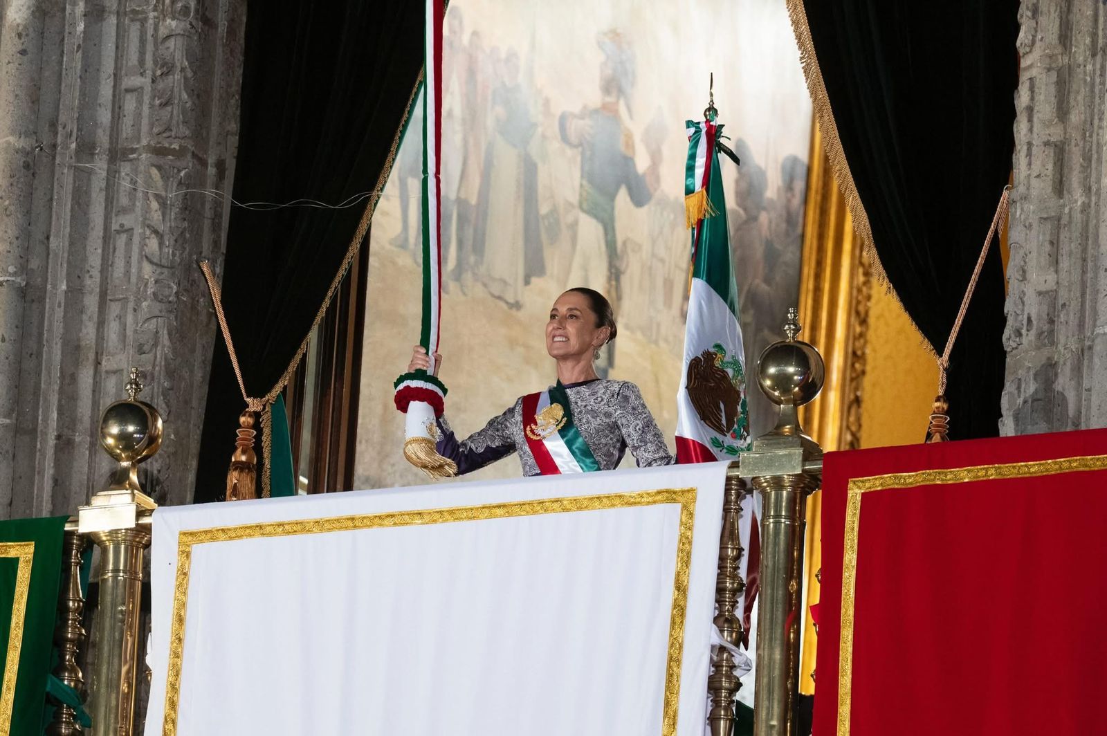 Primer Grito de Independencia de Claudia Sheinbaum Pardo como presidenta de México
