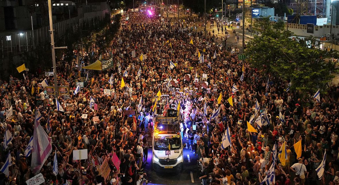 Miles celebran en Tel Aviv el acuerdo de tregua y liberación de rehenes en Gaza