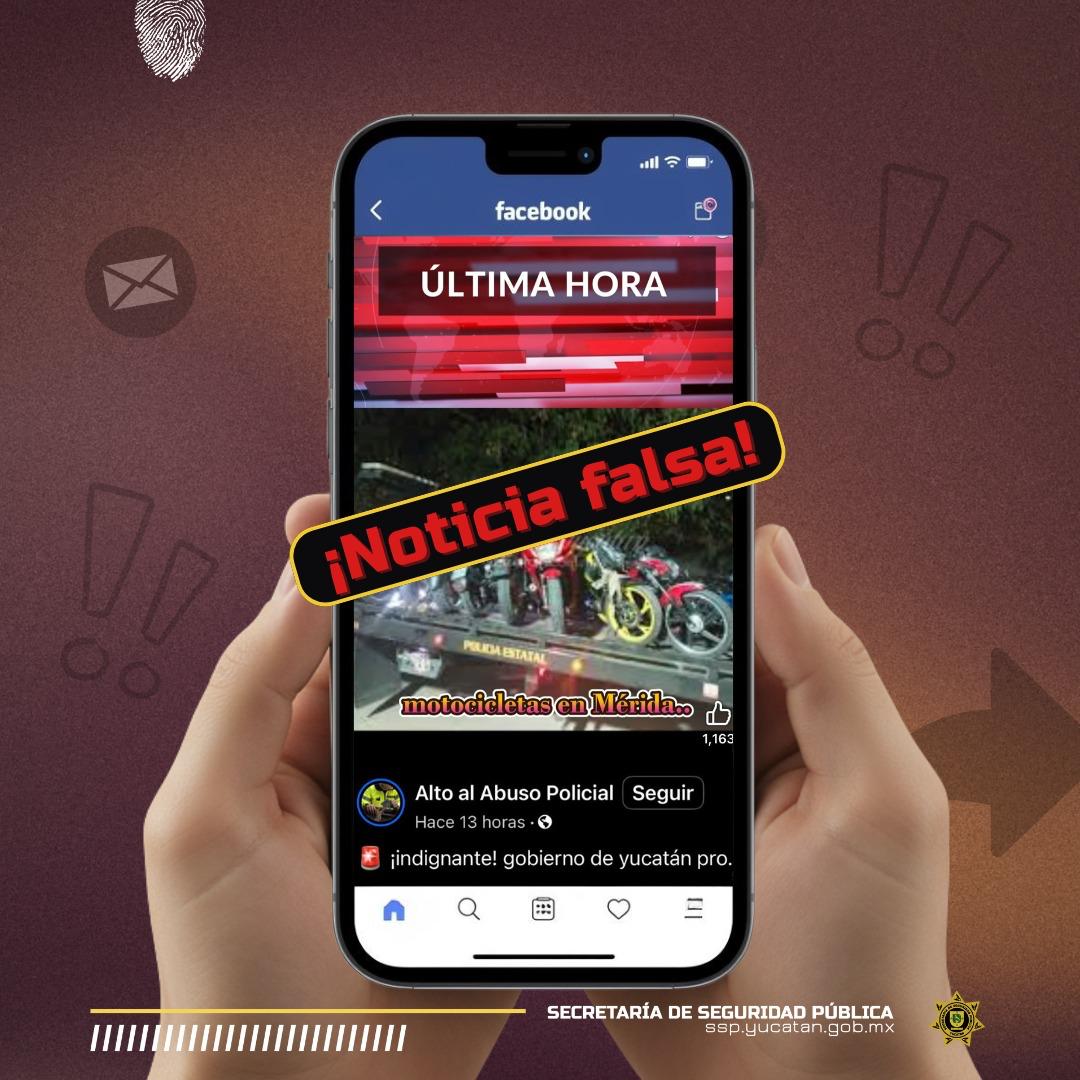 FALSO: NO HAY PROHIBICIÓN DE MOTOCICLETAS EN MÉRIDA