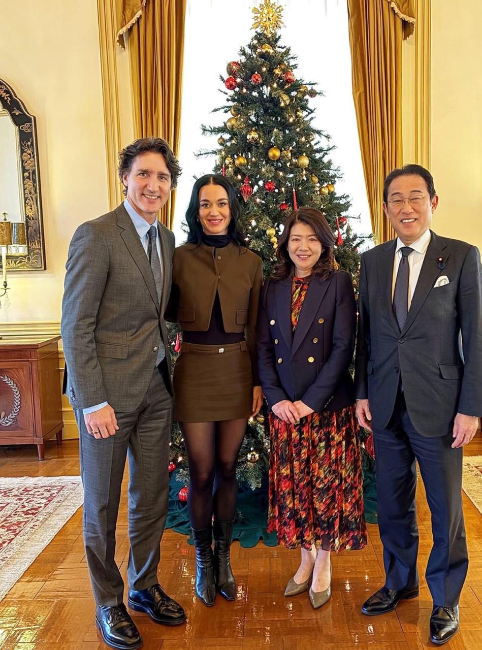 Katy Perry y Justin Trudeau en Japón: Romance y diplomacia en la cena con Fumio Kishida