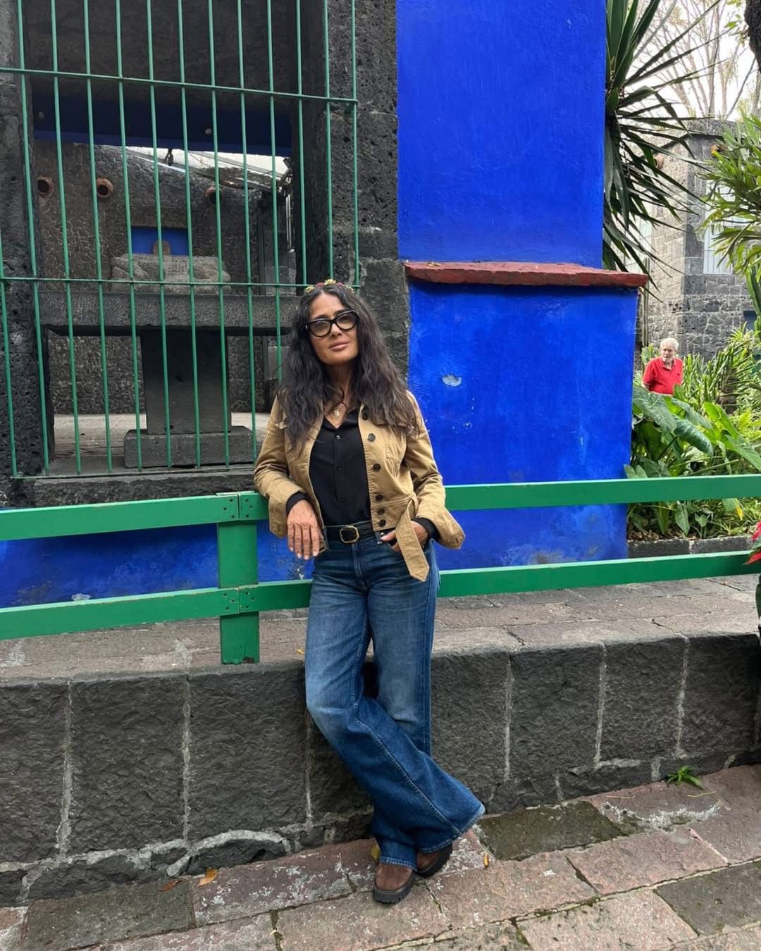Salma Hayek visita a La Casa Azul