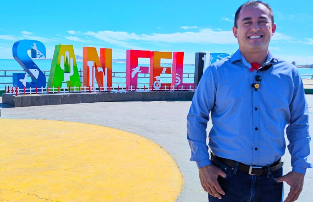 José Luis Dagnino, alcalde de San Felipe, Baja California, fue retenido cuando intentó cruzar a EU