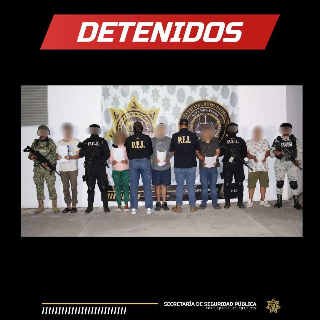 Justicia rápida en Dzilam González: Capturan a 5 presuntos autores de triple homicidio y tentativa