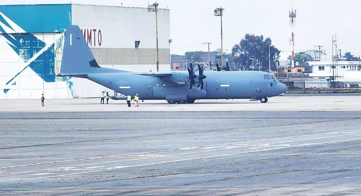Sheinbaum aclara: Avión Hércules C-130 de EU en Toluca fue por capacitación