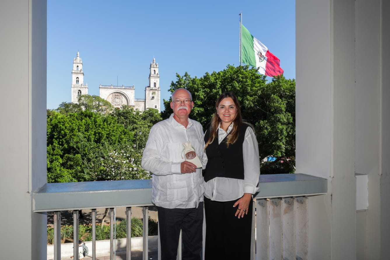 Cecilia Patrón recibe al embajador de Alemania: lazos de cooperación para Mérida