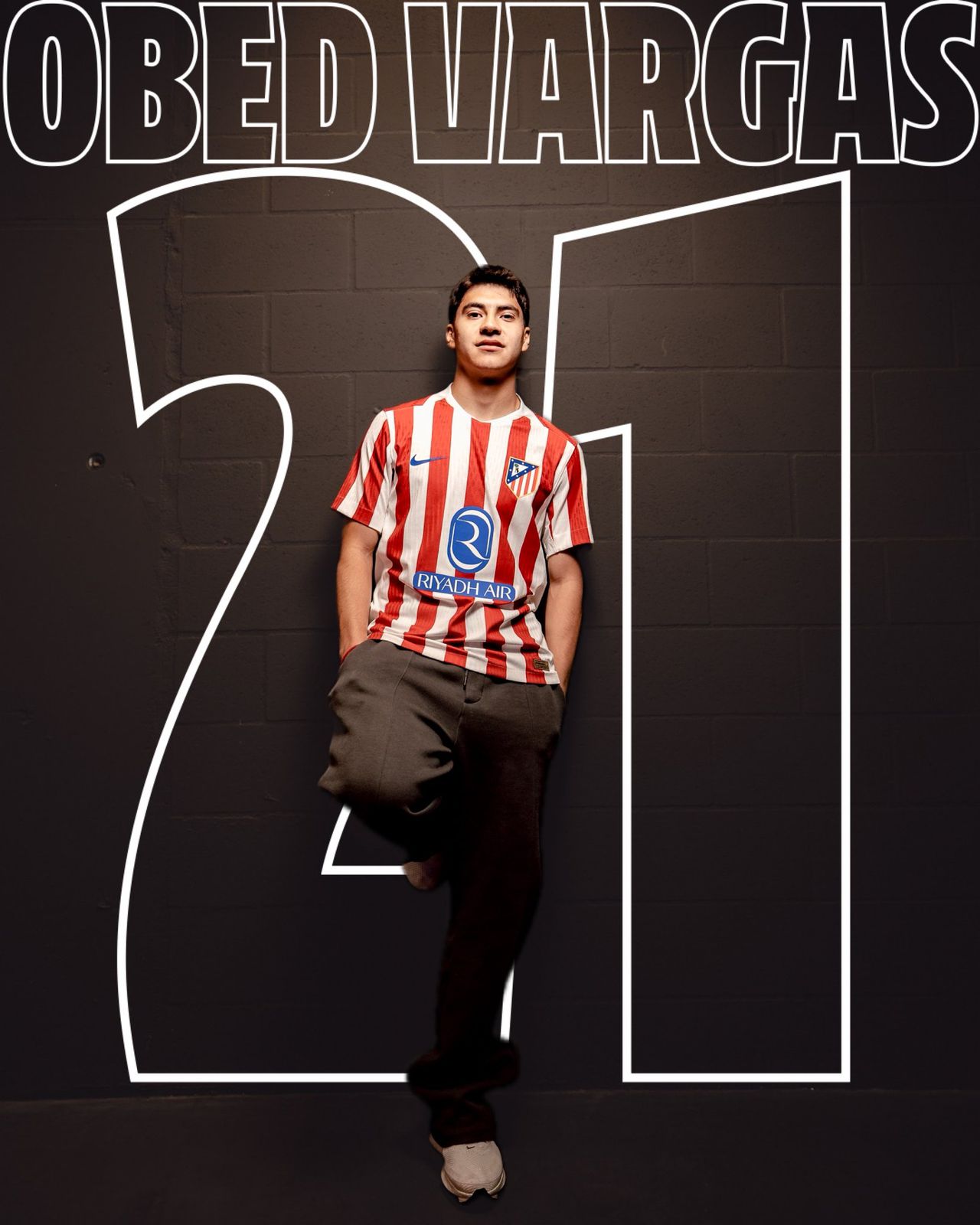 ¡Obed Vargas presentado con el Atlético de Madrid: «Es mi sueño desde niño»!