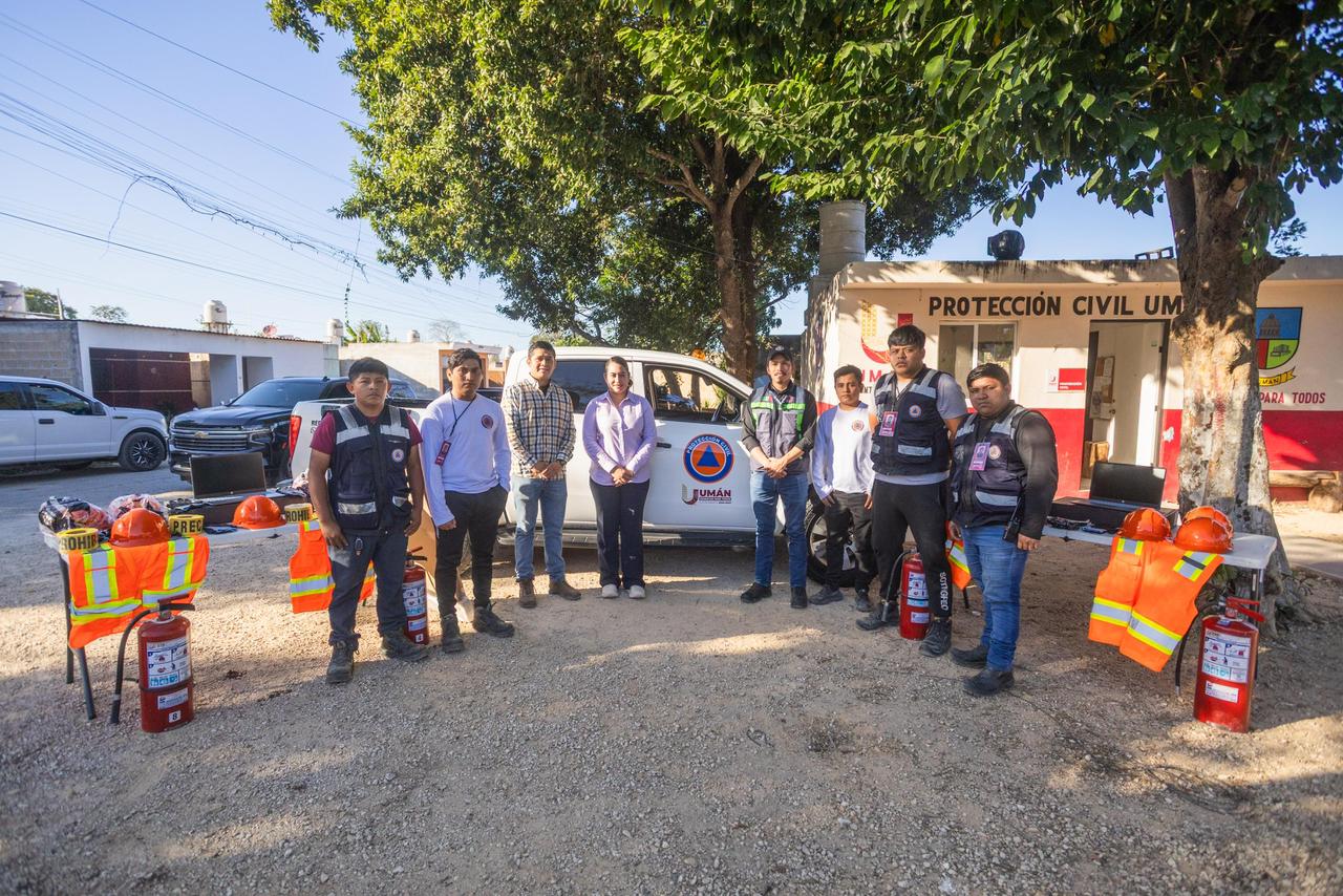Umán refuerza Protección Civil con nuevo equipo para emergencias