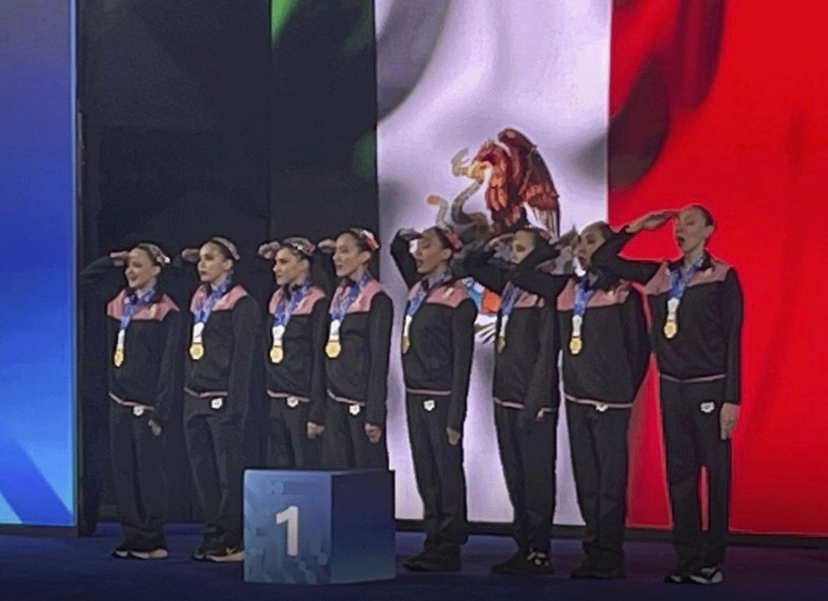 México conquista oro y dos platas en Natación Artística de Medellín