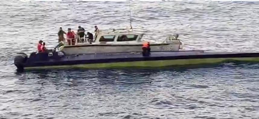 Semar intercepta semisumergible con 4 toneladas de cocaína frente a Colima