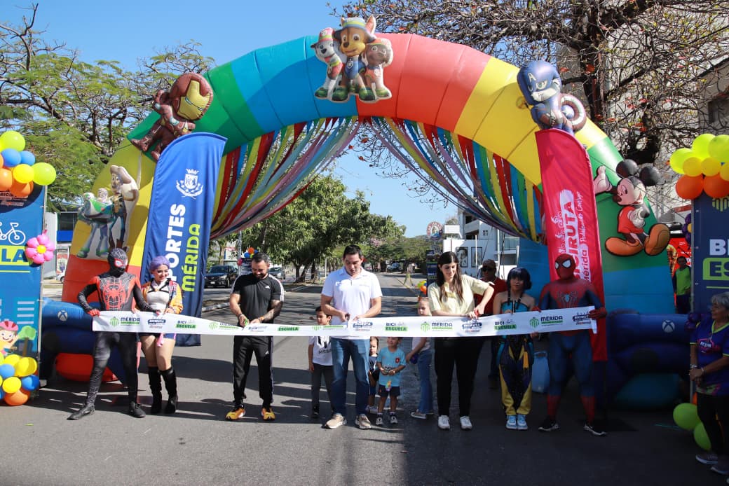 Relanzan la Biciruta Mérida con nueva imagen y Biciescuela