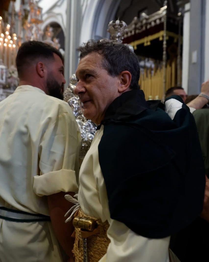 Antonio Banderas, fiel al Domingo de Ramos en Málaga: “La Semana Santa me une a mis raíces”