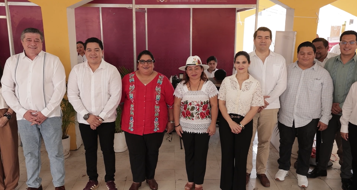 Inauguran Ventanilla Única Estatal Móvil en Acanceh: trámites estatales sin salir del municipio