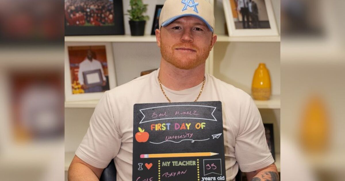 «Canelo» Álvarez retoma estudios universitarios a los 35 años en San Diego