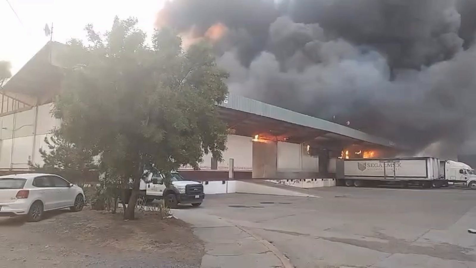 Incendio en bodegas de Segalmex en Zacatecas tras protesta de productores de frijol