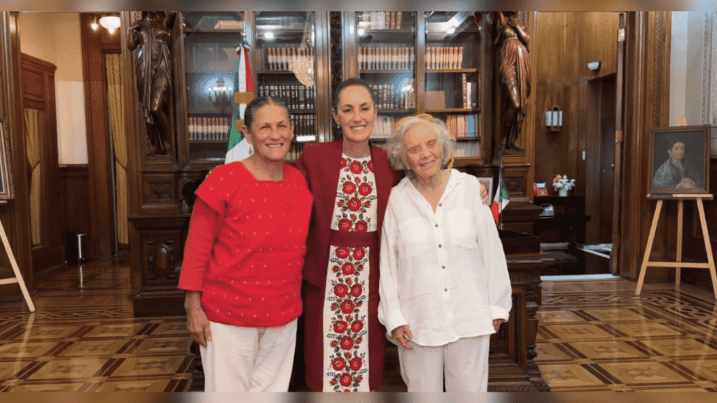 Elena Poniatowska celebra la llegada de Sheinbaum al Poder Ejecutivo como un logro colectivo