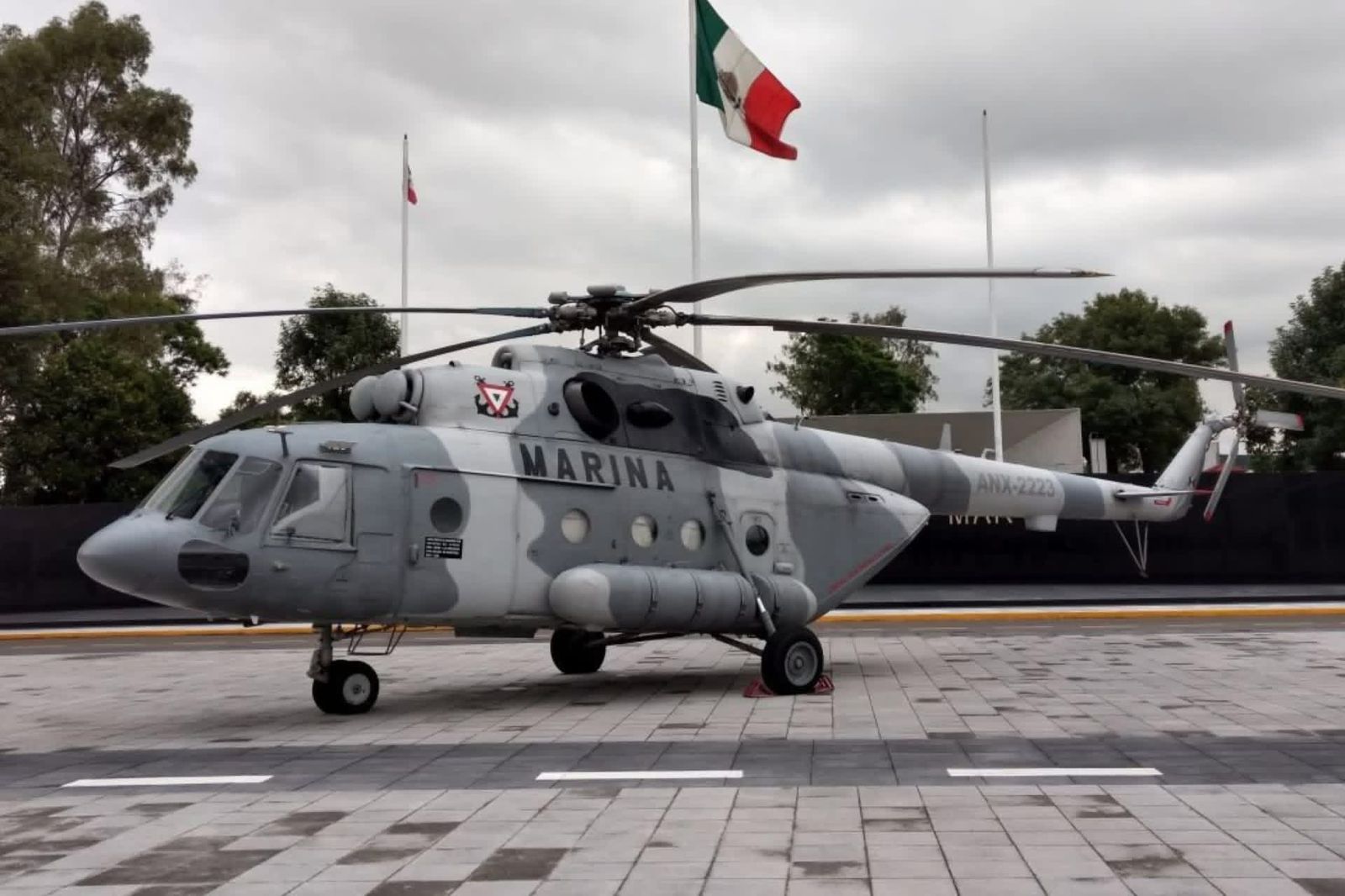 Incidente en Mazatlán Un helicóptero MI-17 de la Semar sufrió un aterrizaje de emergencia