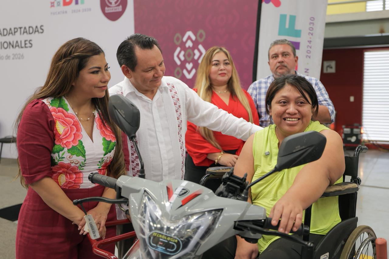 GOBIERNO DEL RENACIMIENTO MAYA PROMUEVE INCLUSION DE PERSONAS CON DISCAPACIDAD: ENTREGA DE MOTOS ADAPTADAS Y APARATOS FUNCIONALES EN 10 MUNICIPIOS