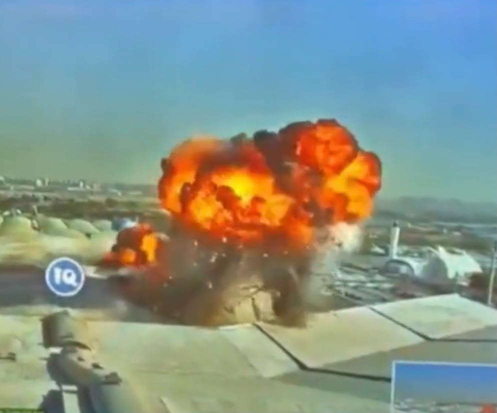 Kuwait publica video de vigilancia del dron que impactó su aeropuerto internacional: un muerto y 63 heridos